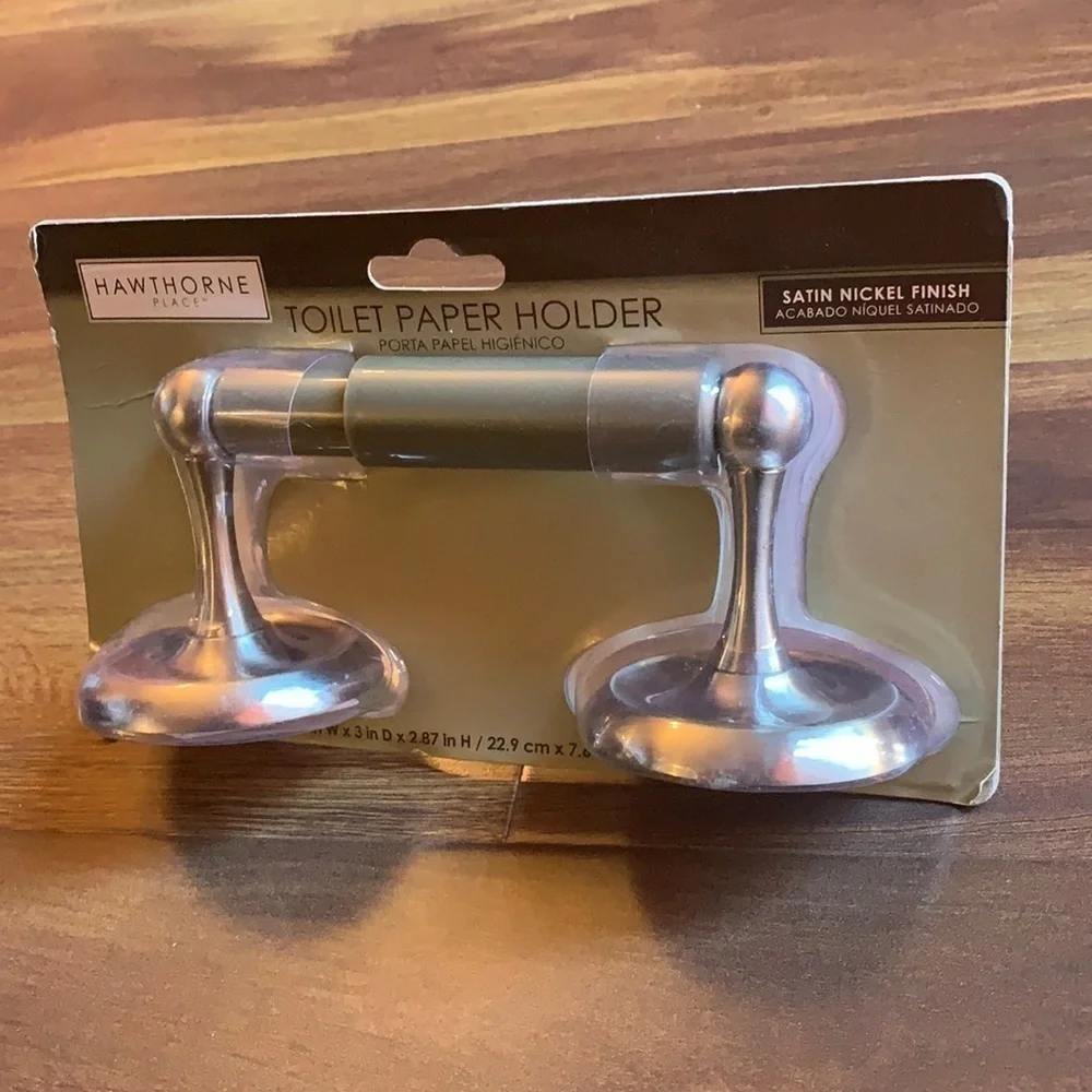 🍁SALE🍁HAWTHORNE Toilet Paper Holder Satin Nickel Finish